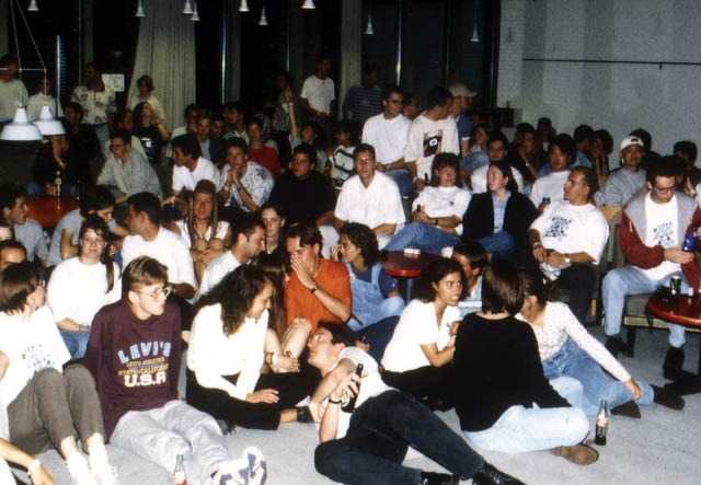 Relaxation at thursday evening’s opening plenary